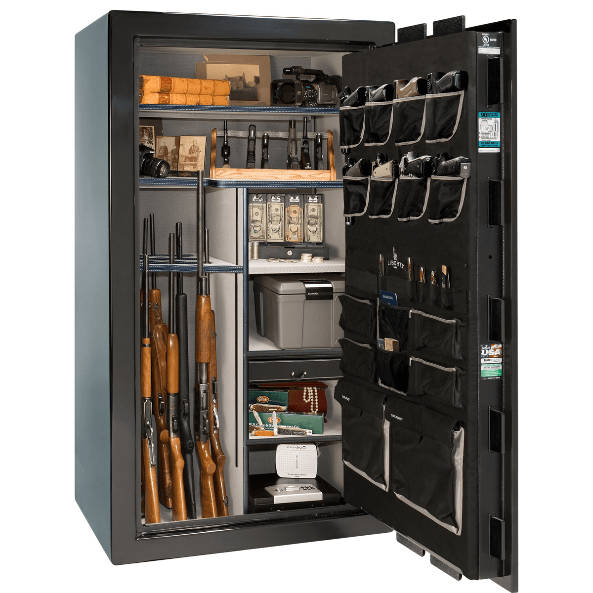 Lincoln Series | Level 5 Security | 110 Minute Fire Protection | 50 | Dimensions: 72.5&quot;(H) x 42&quot;(W) x 32&quot;(D) | Bronze Textured | Electronic Lock