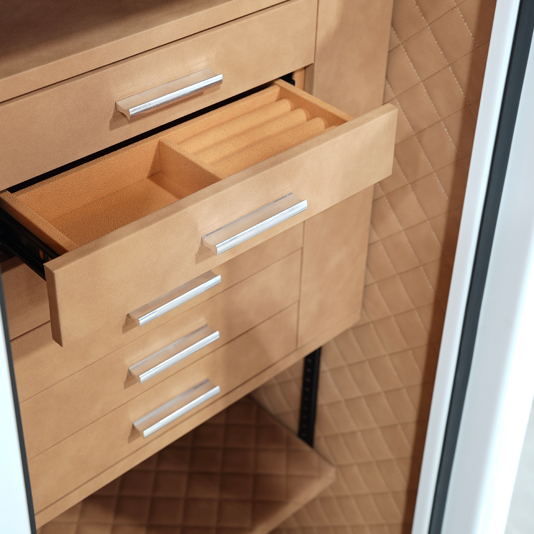 Mid-Sized Jewelry Safe: Luxe Drawers and Quilted Interior, Fire Rated for 45 Minutes