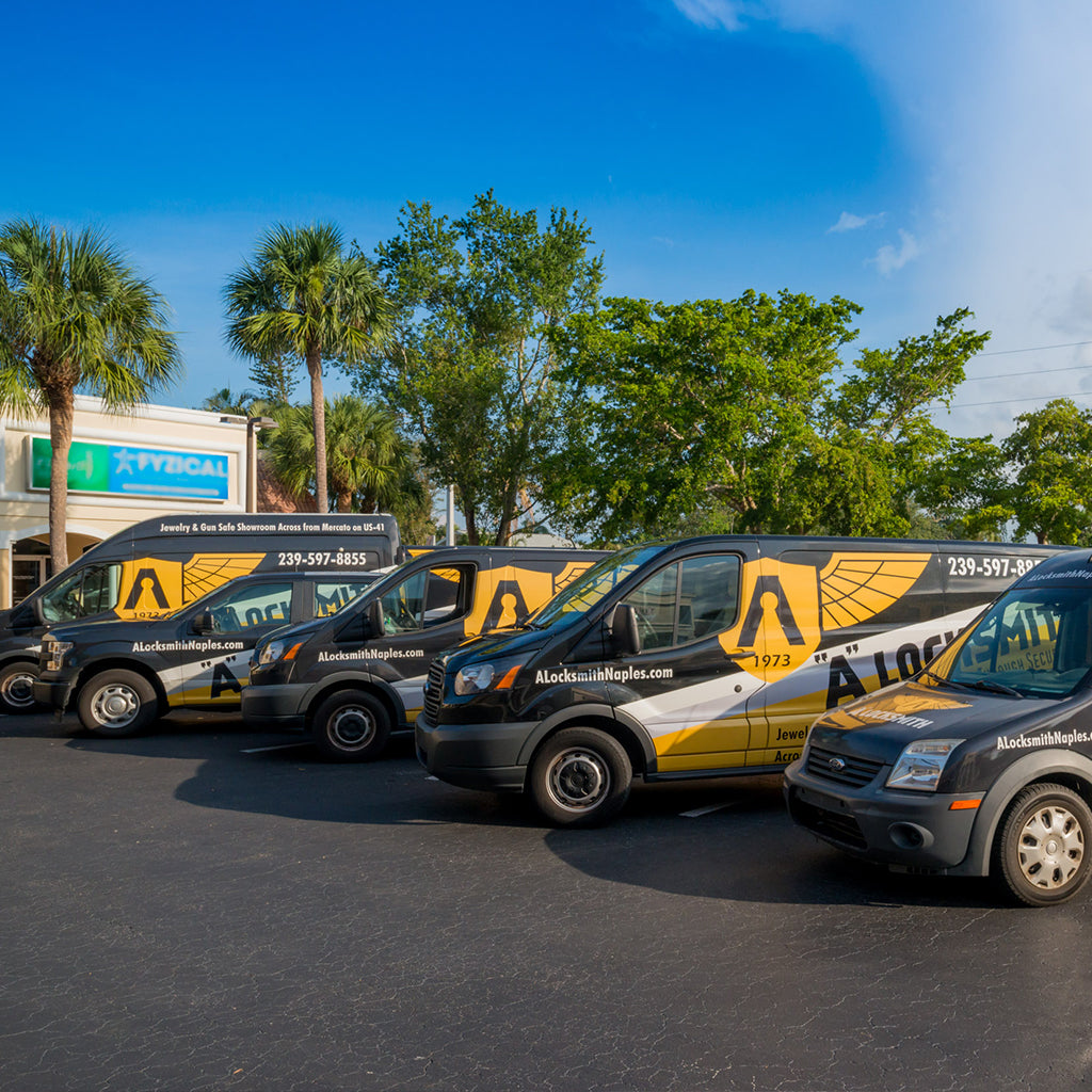 24/7 Naples Collier and Lee Mobile Locksmith Service Trucks
